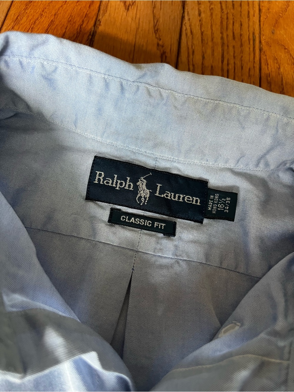 Polo Ralph Lauren Light Blue Classic Fit Men’s Dress Shirt L